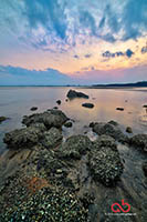 Sunset at Tembeling Beach near to Kuantan, Pahang taken with Nikon D800E, Samyang 14mm and HDR 9 exposures